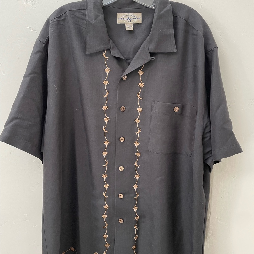 Hook & Tackle XL shirt black